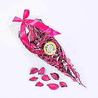 Декоративное украшение из сухоцветов "Лепестки" 35 см., цв. Розовый (921-LL)