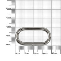 Кольцо овальное 32х13,5мм (3,8мм) никель роллинг