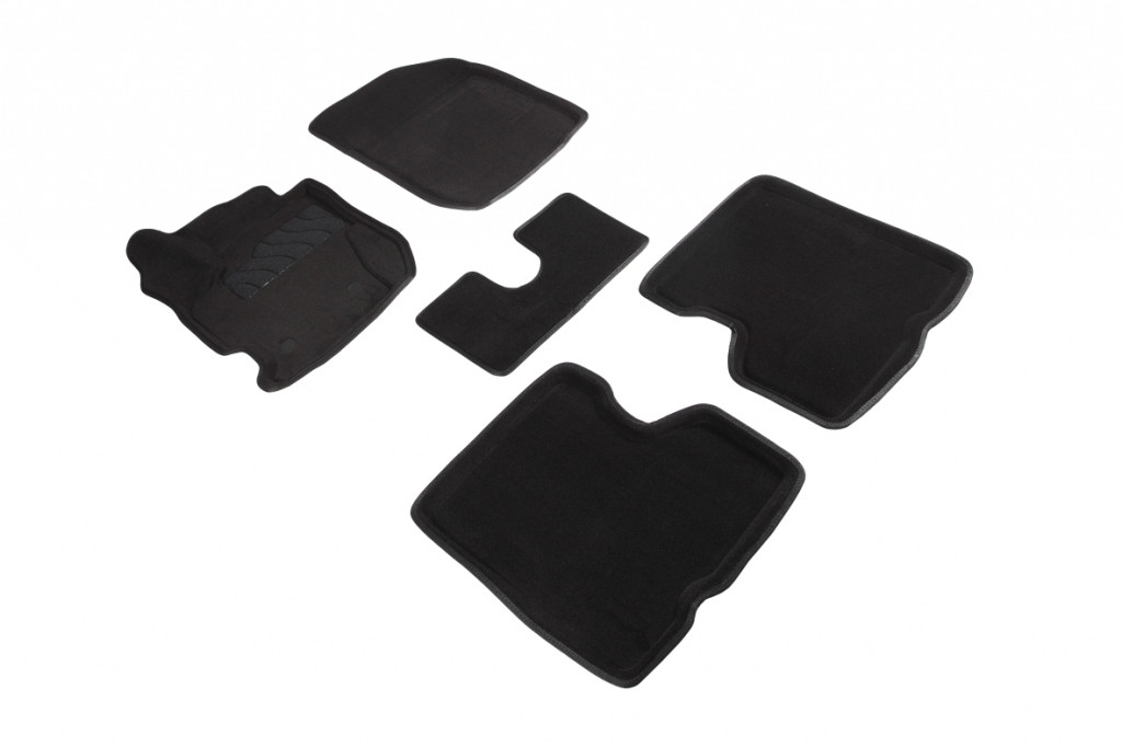 Коврики салона 3D ВОРС Renault Kaptur 4WD Черные