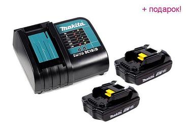 MAKITA Китай Комплект аккумулятор 18.0 В BL1815N 2 шт. + зарядное устройство DC18SD в кейсе (Набор BL1815N 18V