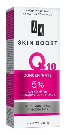 Косметическая сыворотка для лица AA Skin Boost Q10 5% коэнзим Q10 + экстракт биомалины, 30 мл - фото 1 - id-p188051168