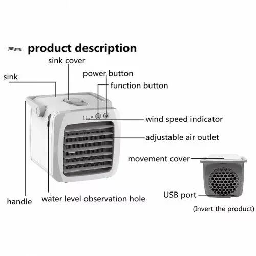 Портативный кондиционер Air Cooler - фото 3 - id-p188051324