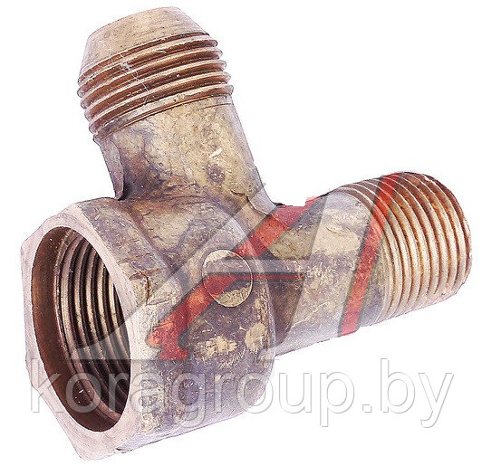 Тройник ГАЗ-3307 клапана усилителя тормозов - фото 1 - id-p188066566
