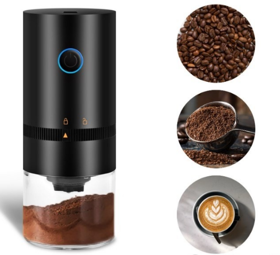 Кофемолка портативная Electric Coffee Grinder для дома и путешествий, USB - фото 4 - id-p188067936
