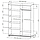 Шкаф-купе Симпл Стандарт 1,6м (2 створки) венге МК Стиль, фото 3