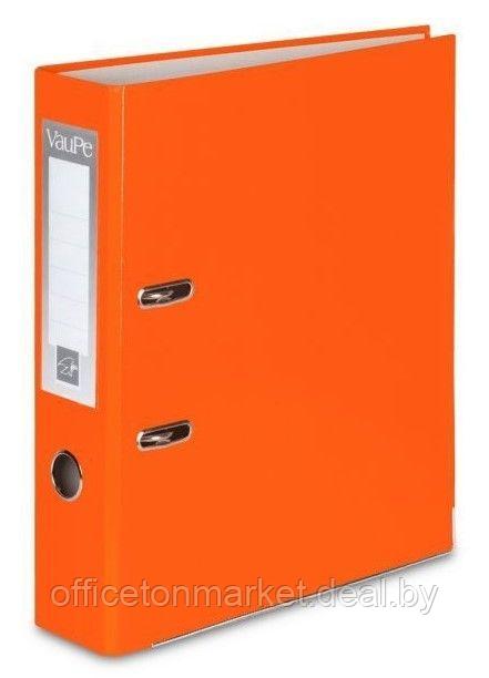 Папка-регистратор "VauPe", А4, 50 мм., ламинированный картон, оранжевый - фото 1 - id-p188070568