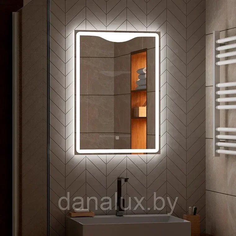 Зеркало с подсветкой Континент Amaze LED 50х70