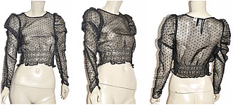 Блузка укороченная прозрачная H&M  на размер EUR 38 наш 44