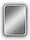 Зеркало с подсветкой Континент Burzhe LED 50х70 ореольная холодная подсветка и бесконтактный сенсор, фото 3