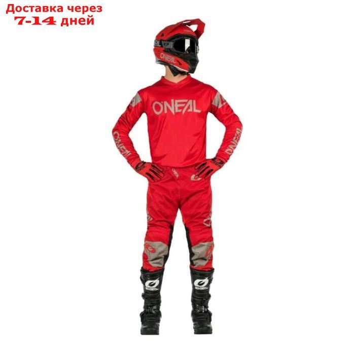 Джерси O NEAL Matrix Ridewear, мужской, размер S, цвет красный - фото 3 - id-p187969386