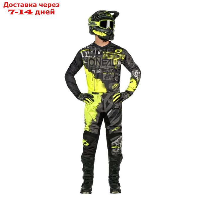 Джерси O NEAL Element Ride, мужской, размер XXL, цвет желтый/черный - фото 3 - id-p187969544
