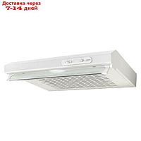 Вытяжка Jetair LIGHT WH/F/60, плоская, 350 м3/ч, 3 скорости, 60 см, белая