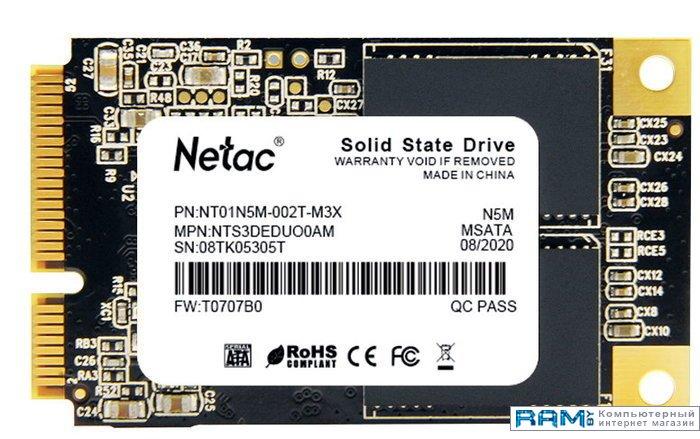 SSD Netac Внутренний SSD mSATA 2TB Netac N5M - фото 1 - id-p188096957