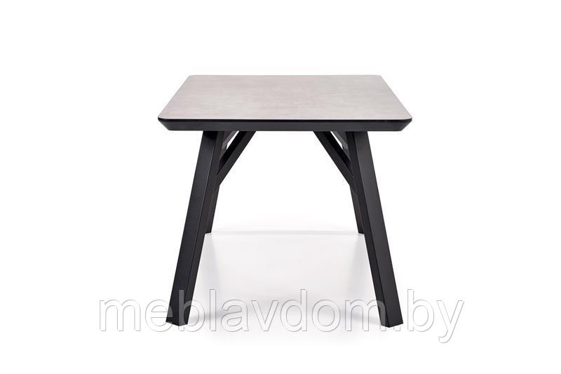 Стол обеденный Halmar HALIFAX (серо/черный) - фото 4 - id-p178805124