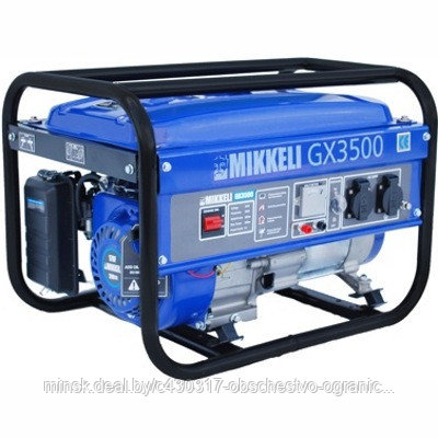 MIKKELI GX3500, Бензогенератор (электростанция), 3,4/3,1 кВт - фото 1 - id-p188110773