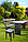 Комплект садовый и банный из массива сосны "Палисандр" 1,8 метра, фото 2