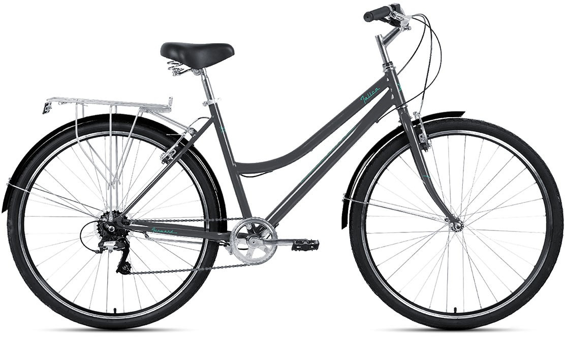 Городской велосипед Forward TALICA 28 2.0 (19 quot; рост) темно-серый/бирюзовый 2022 год (RBK22FW28006) - фото 1 - id-p178097744