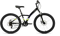 Горный велосипед хардтейл Forward DAKOTA 24 2.0 D (13 quot; рост) черный/зеленый 2022 год (RBK22FW24593)