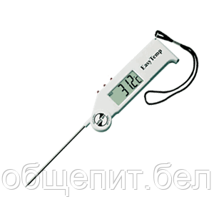 Термометр цифровой (-50С+300С) пластик; H=20,L=275/115,B=48мм; белый