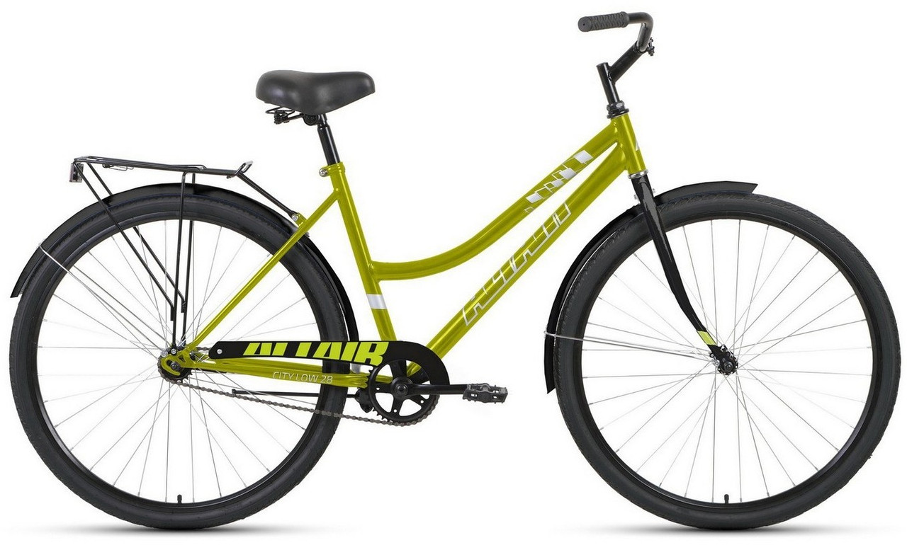 Городской велосипед складной Altair ALTAIR CITY 28 low (19 quot; рост) зеленый/черный 2022 год (RBK22AL28023) - фото 1 - id-p175842136