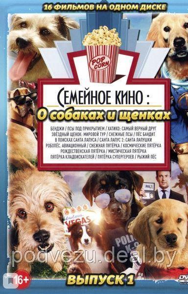 Семейное Кино. о Собаках и щенках выпуск 1 - 16 в 1 (DVD) - фото 1 - id-p118022431