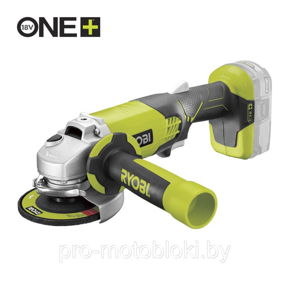 ONE + / Углошлифмашина RYOBI R18AG-0 (без батареи)