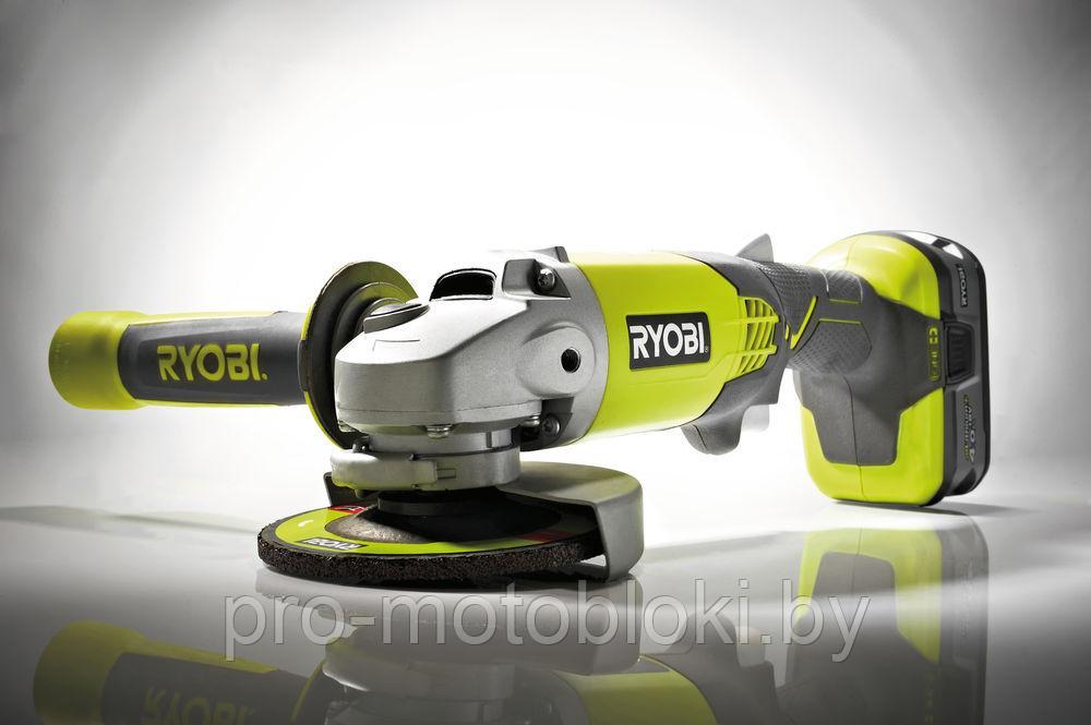 ONE + / Углошлифмашина RYOBI R18AG-0 (без батареи) - фото 3 - id-p158581862