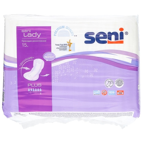 Прокладки урологические Seni Lady Plus, 15 шт - фото 1 - id-p188124890