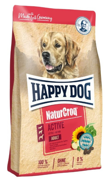 Сухой корм для собак HAPPY DOG Premium NaturCroq Active 15 кг (60530) - фото 1 - id-p114451188