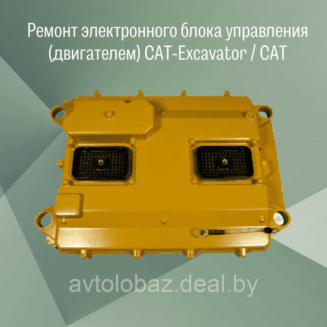 Ремонт ЭБУ двигателем CAT-Excavator