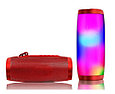 Беспроводная портативная Bluetooth колонка T&G TG-157 с подсветкой, 2 динамика, FM радио, micro SD красный, фото 2