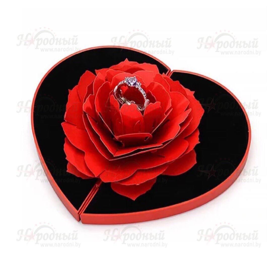 Подарочная коробочка "Сердце с розой" - фото 2 - id-p188130005