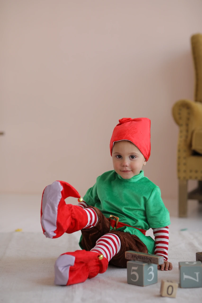 Детский карнавальный костюм Гном Пуговка 915 к-17 - фото 4 - id-p155614370