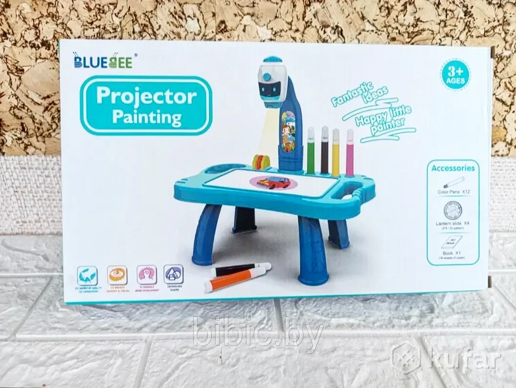 Детский проектор для рисования со столиком - фото 2 - id-p188142481