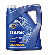 Масло моторное MANNOL Classic 10W-40 полусинтетика 5л. 2788
