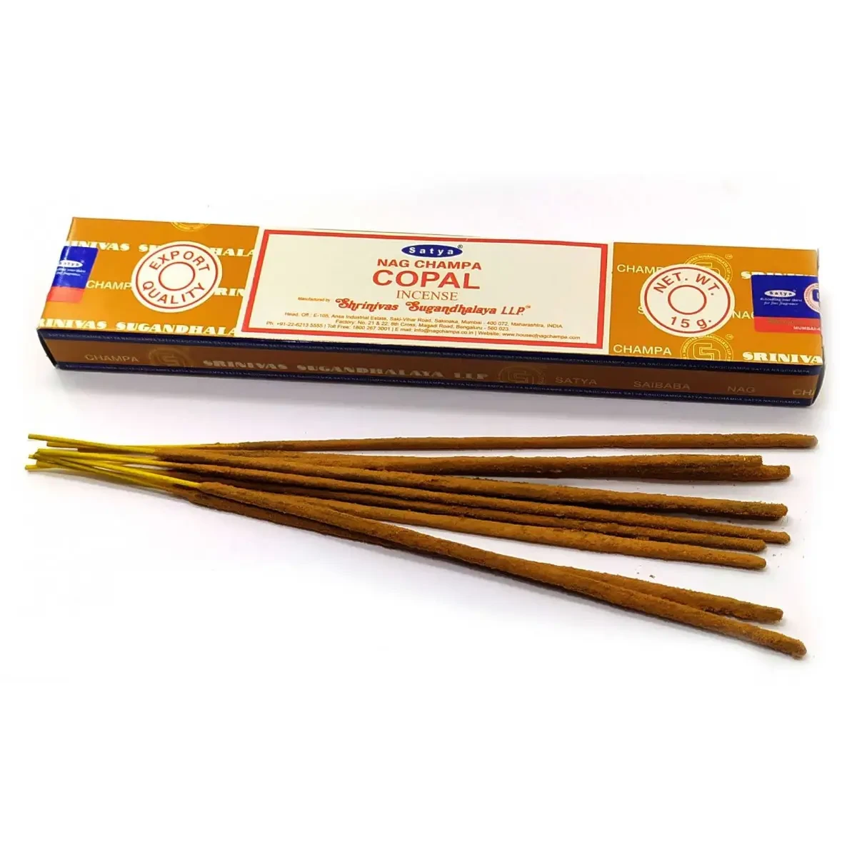 Благовоние натуральные COPAL Satya 15г