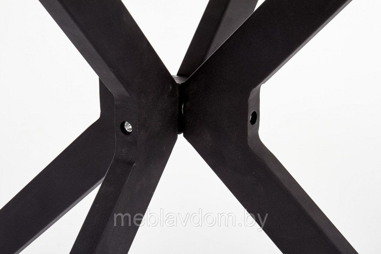 Стол обеденный круглый Halmar AVELAR (черный/белый) - фото 4 - id-p178805862