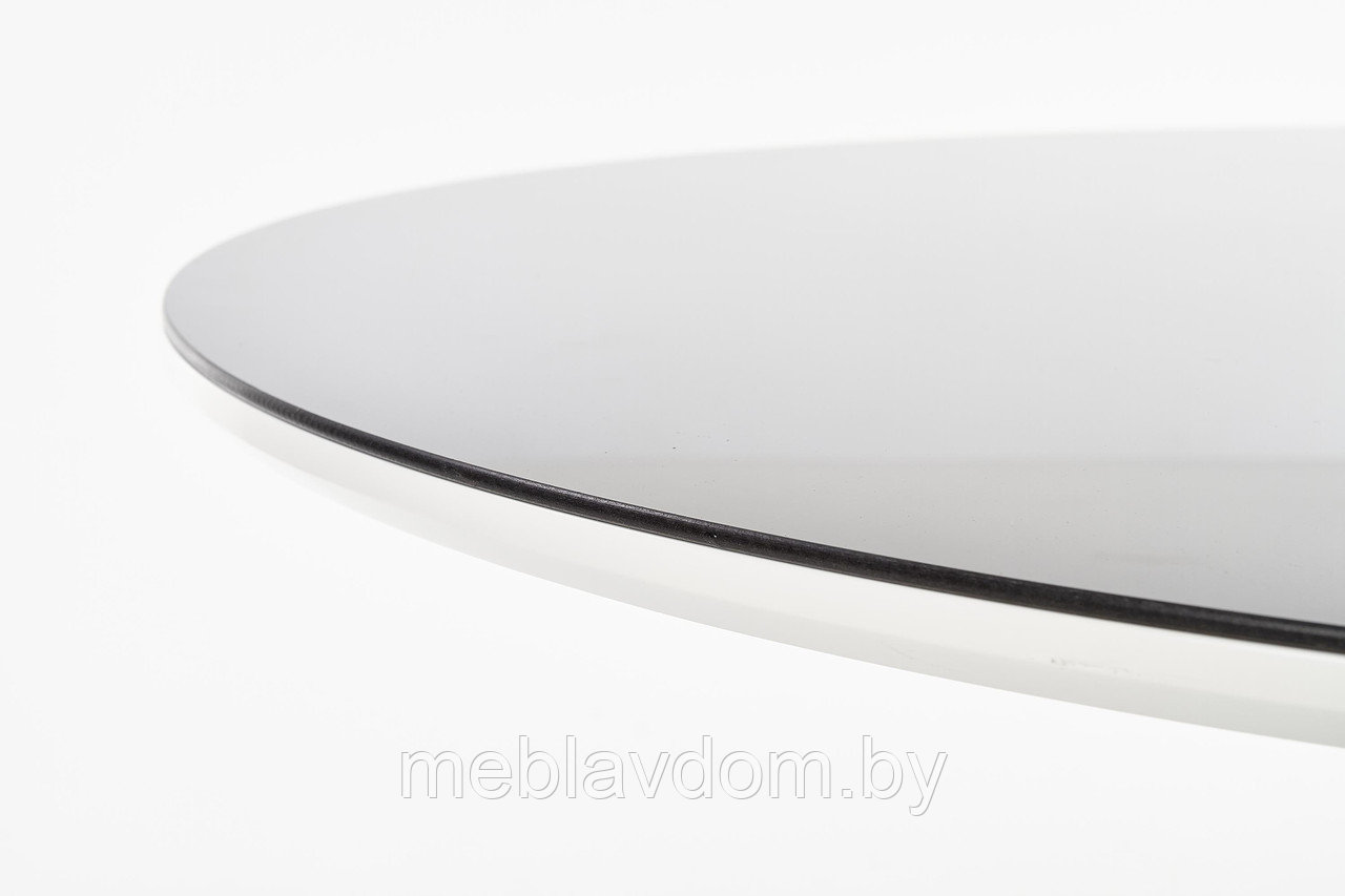 Стол обеденный круглый Halmar AVELAR (черный/белый) - фото 6 - id-p178805862