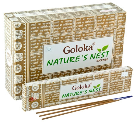 Благовоние Nature's Nest (гнездо природы), 15 гр Goloka