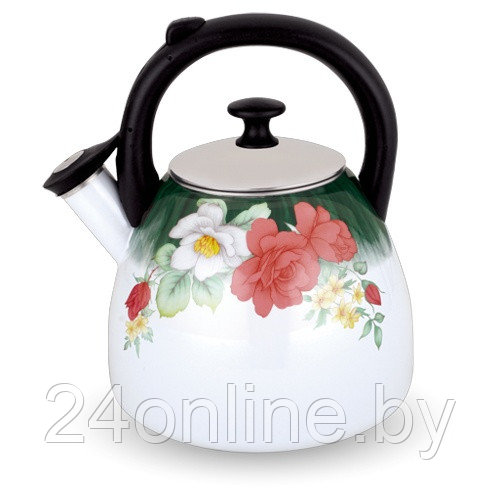 Эмалированный чайник со свистком Kelli KL-4199 - фото 1 - id-p23831642