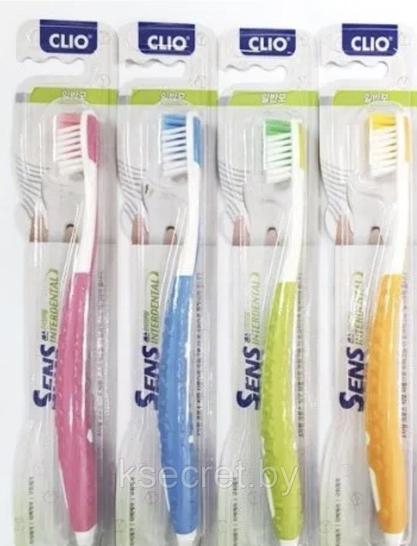 КЛИ Зубная щетка (средней жесткости) Sens Interdental Antibacterial Normal Toothbrush - фото 1 - id-p161318113