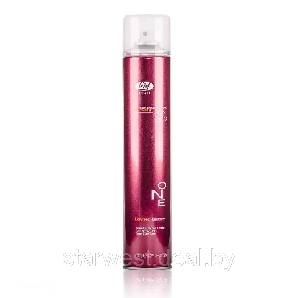 Lisap Lisynet One Hairspray 500 мл Лак / спрей для волос экстрасильной фиксации - фото 3 - id-p188168554