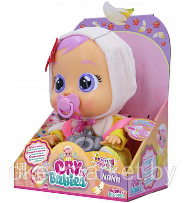 Кукла Cry Babies Плачущий младенец Нана, серия Tutti Frutti IMC Toys 081376, фото 3