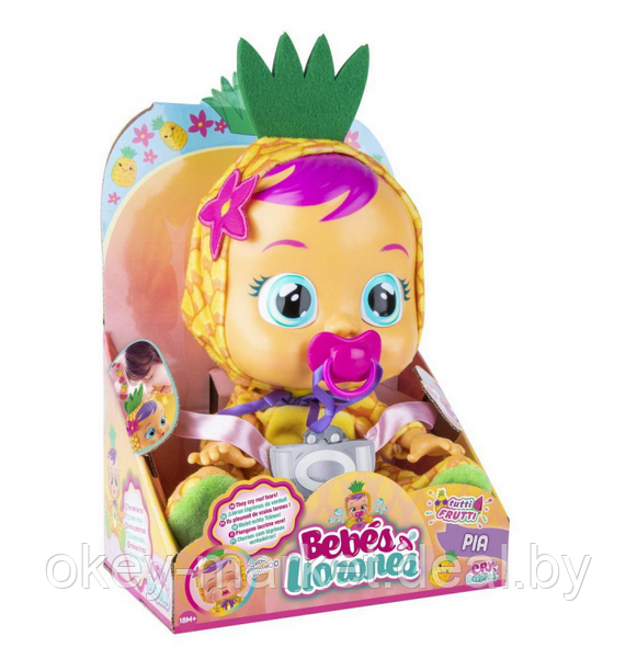 Кукла Cry Babies Плачущий младенец Пиа, серия Tutti Frutti - фото 1 - id-p188170572