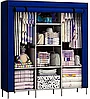 Складной шкаф Storage Wardrobe mod.88130 130 х 45 х 175 см. Трехсекционный. Синий, фото 6