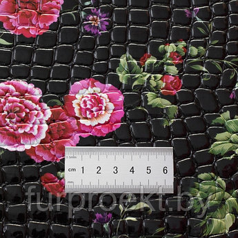 YX7562 1# цветы пвх 0,9мм трикотажное полотно