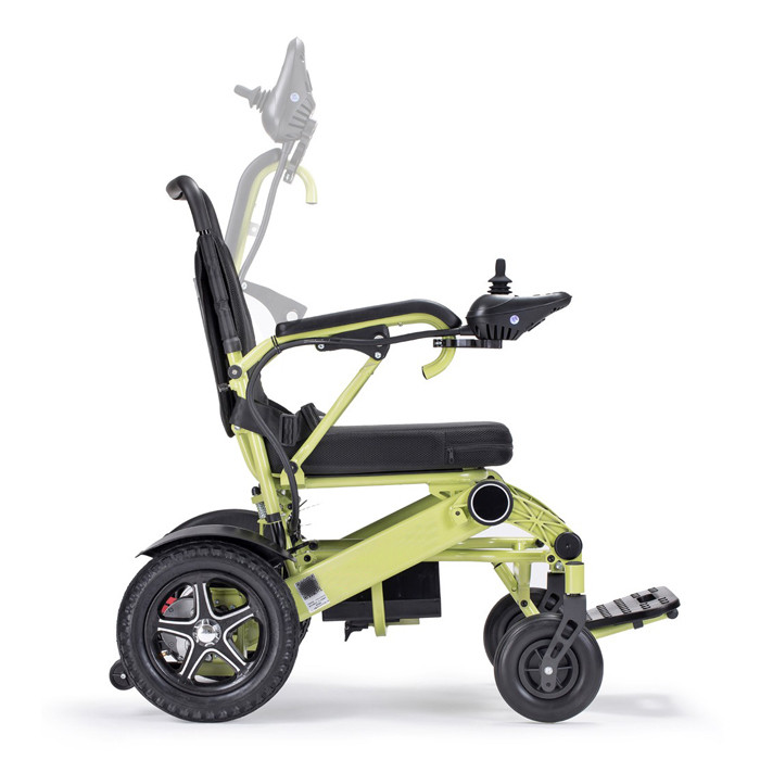 Электрическая кресло-коляска MET Compact 35 зеленая - фото 6 - id-p188181497