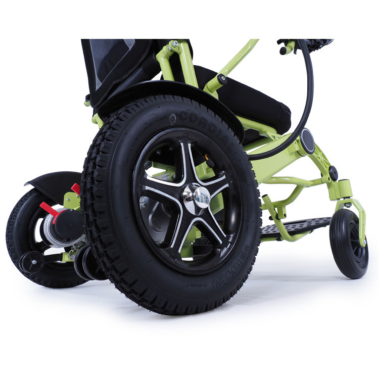 Электрическая кресло-коляска MET Compact 35 зеленая - фото 9 - id-p188181497
