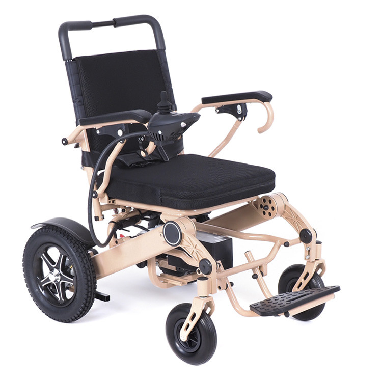 Электрическая кресло-коляска MET Compact 35 бежевая - фото 1 - id-p188181498