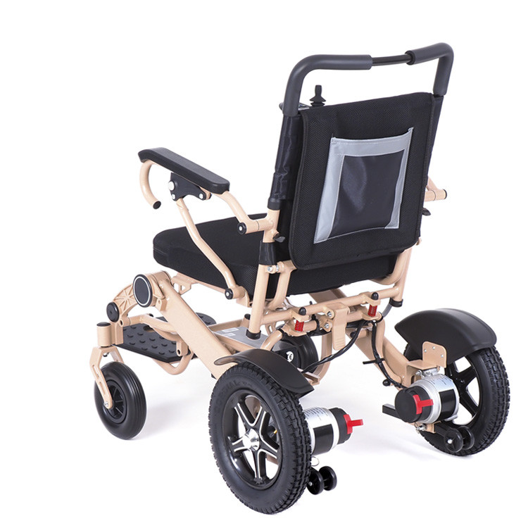 Электрическая кресло-коляска MET Compact 35 бежевая - фото 3 - id-p188181498